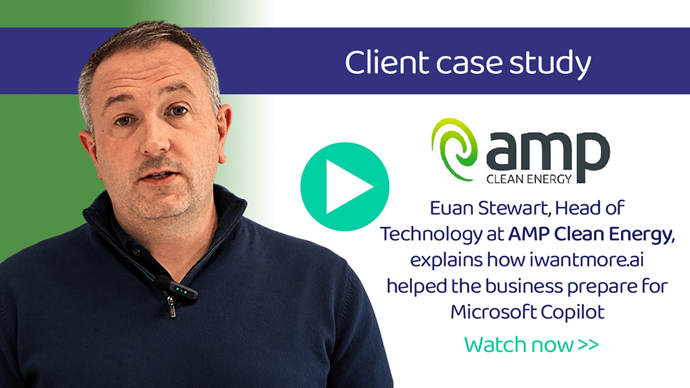 AMP Clean Energy testimonial AI consulting testimonial